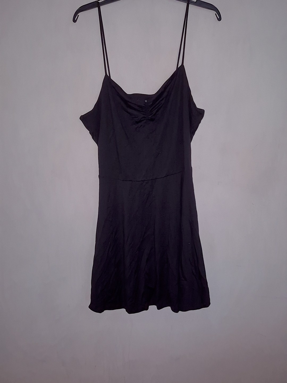 Fashion Nova Black Spaghetti Strap Mini Dress